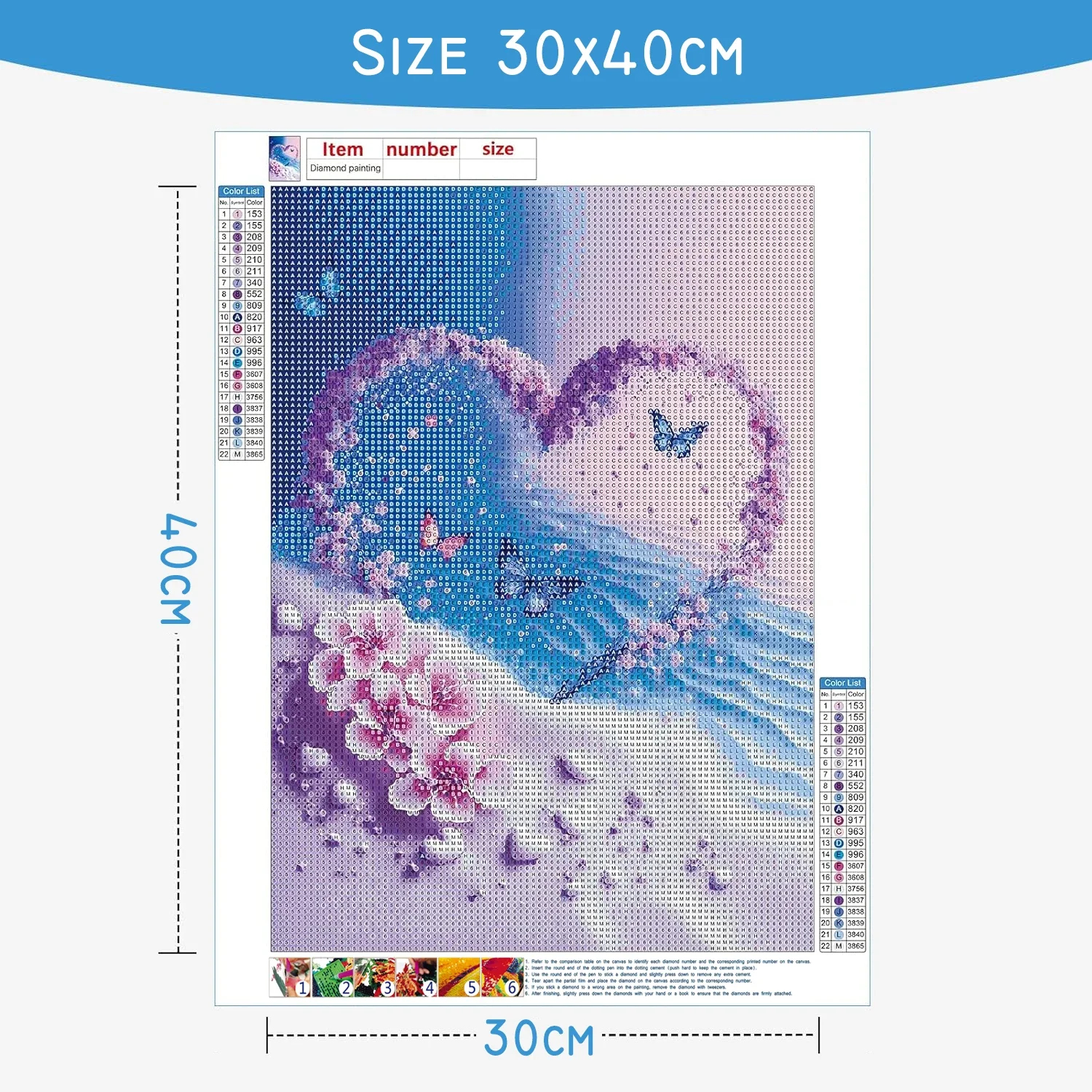 1 pièce Peinture diamant sans  - Embroidery Embellishments avis et prix