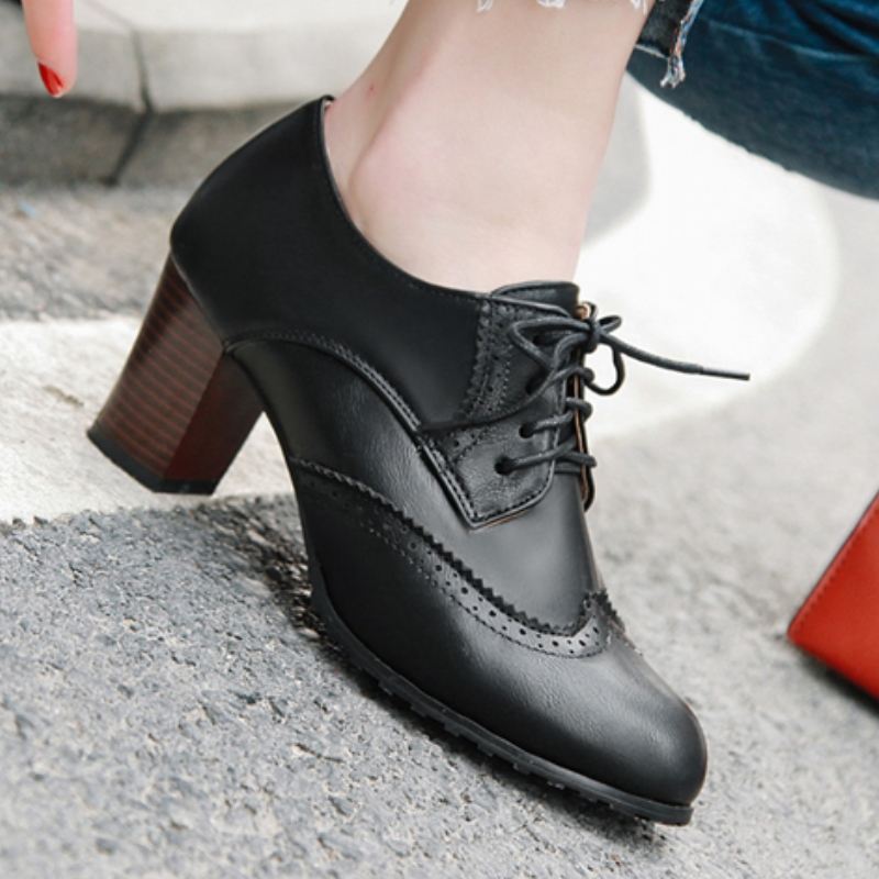 Mocassins à talons hauts vinta - Guipure Lace Panel avis et prix