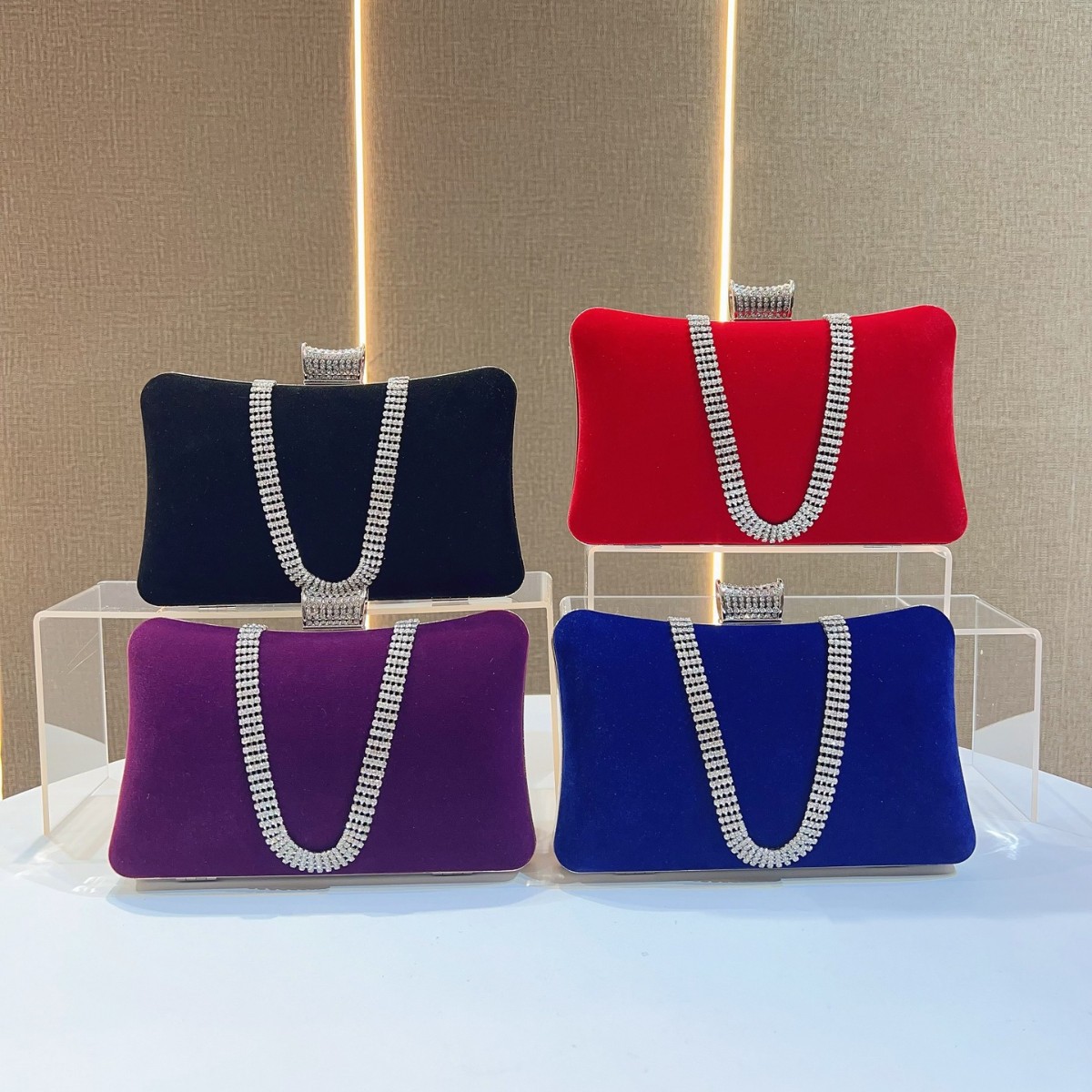 Sac de Banquet en velours pour - Tassel Fringe Trim avis et prix