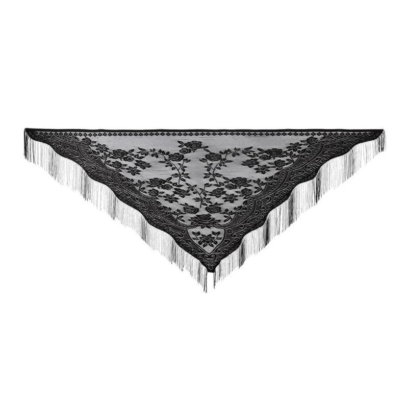 Écharpe élégante en dentelle a - Tassel Fringe Trim avis et prix