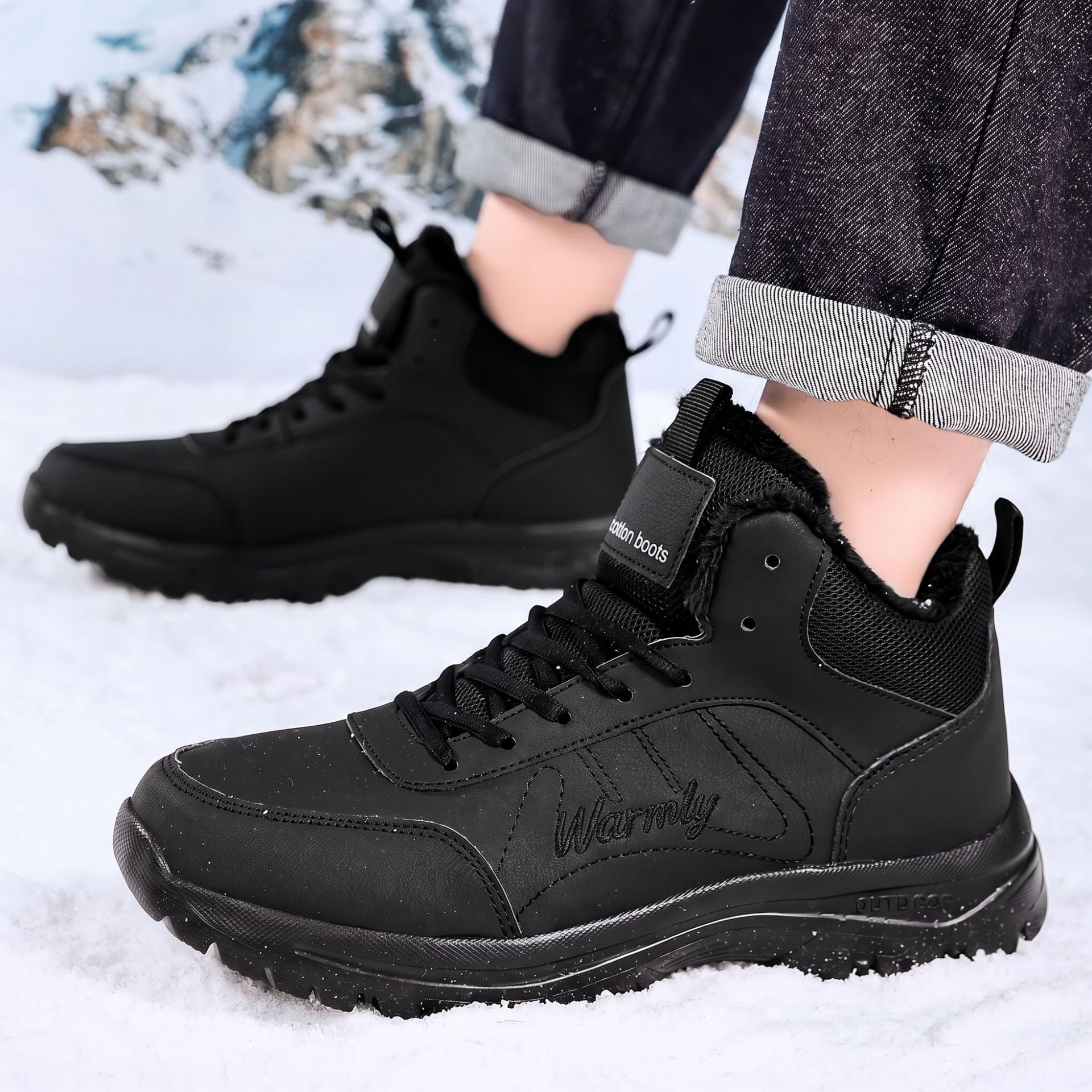 Chaussures en coton pour homme - Guipure Lace Panel avis et prix